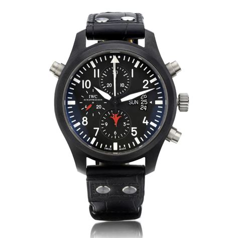 46mm iwc pilot's watch double chronograph top gun iw379901|IWC Pilot's Watch Double Chronograph Top Gun .